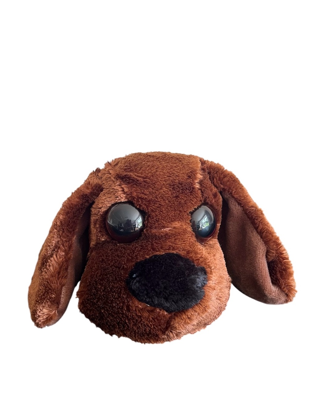 Caltoy Brown Dog Plush Stuffed Animal Red Bandana Big Head Eyes Puppy 6 Inch